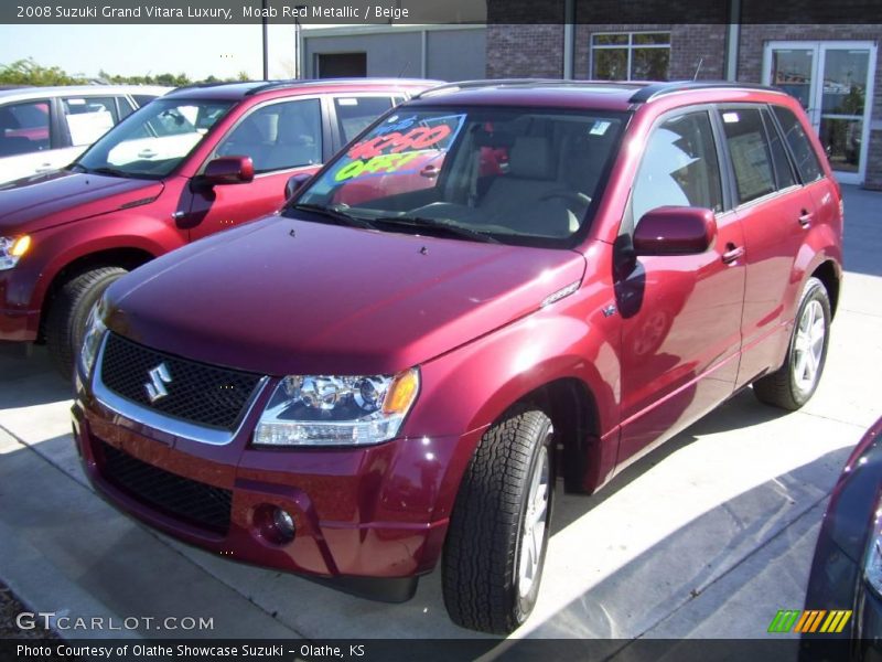 Moab Red Metallic / Beige 2008 Suzuki Grand Vitara Luxury