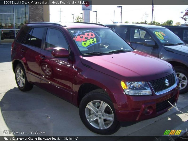 Moab Red Metallic / Beige 2008 Suzuki Grand Vitara Luxury