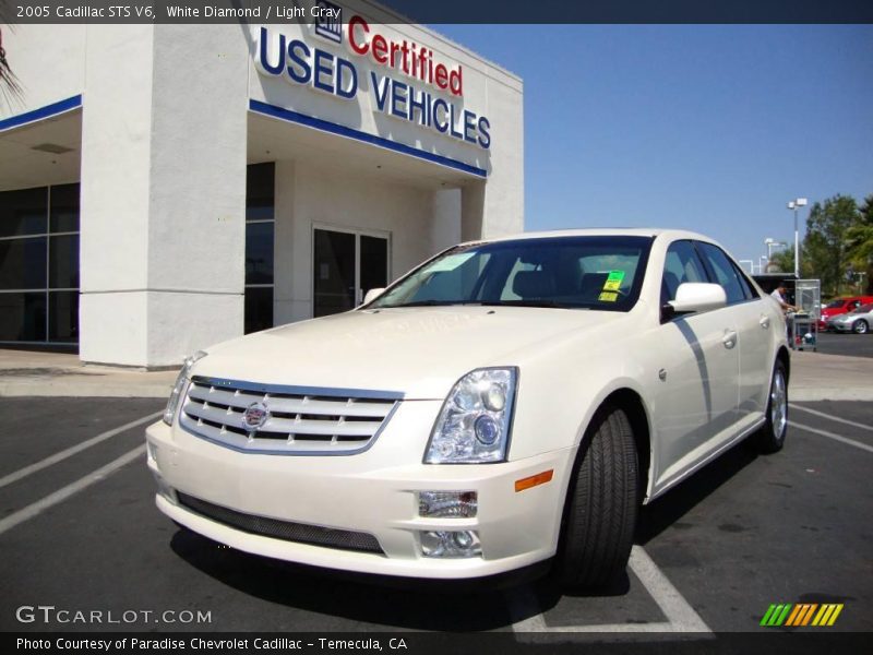 White Diamond / Light Gray 2005 Cadillac STS V6
