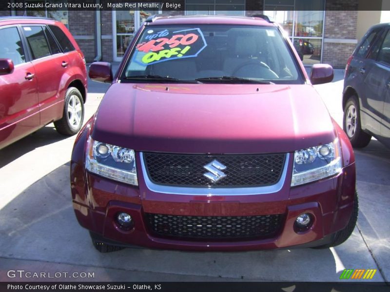Moab Red Metallic / Beige 2008 Suzuki Grand Vitara Luxury