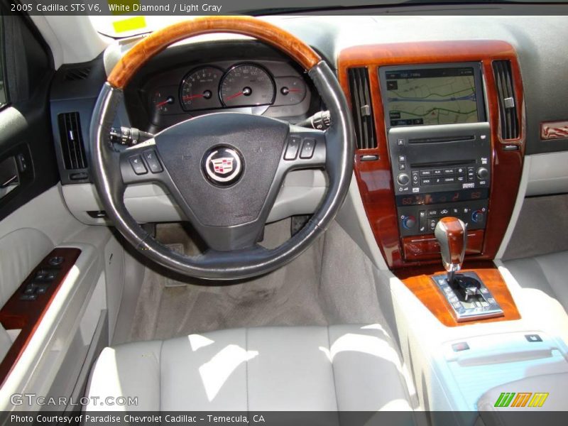 White Diamond / Light Gray 2005 Cadillac STS V6