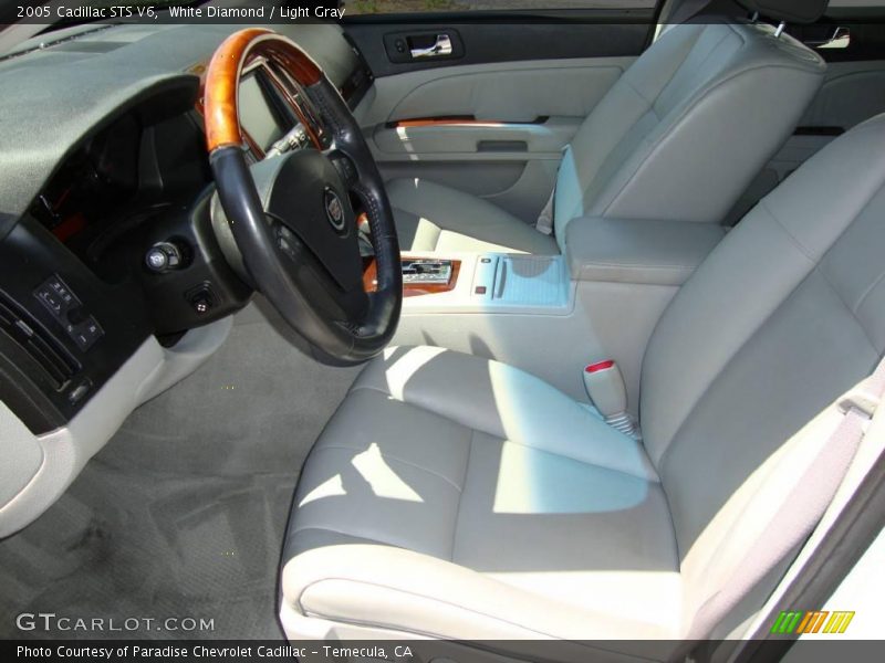 White Diamond / Light Gray 2005 Cadillac STS V6