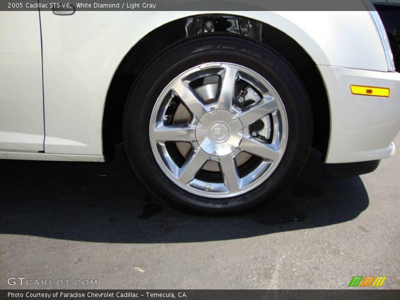 White Diamond / Light Gray 2005 Cadillac STS V6