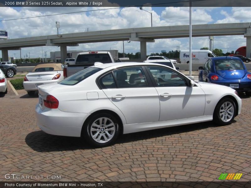 Alpine White / Beige 2006 BMW 3 Series 325i Sedan