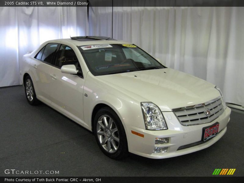 White Diamond / Ebony 2005 Cadillac STS V8