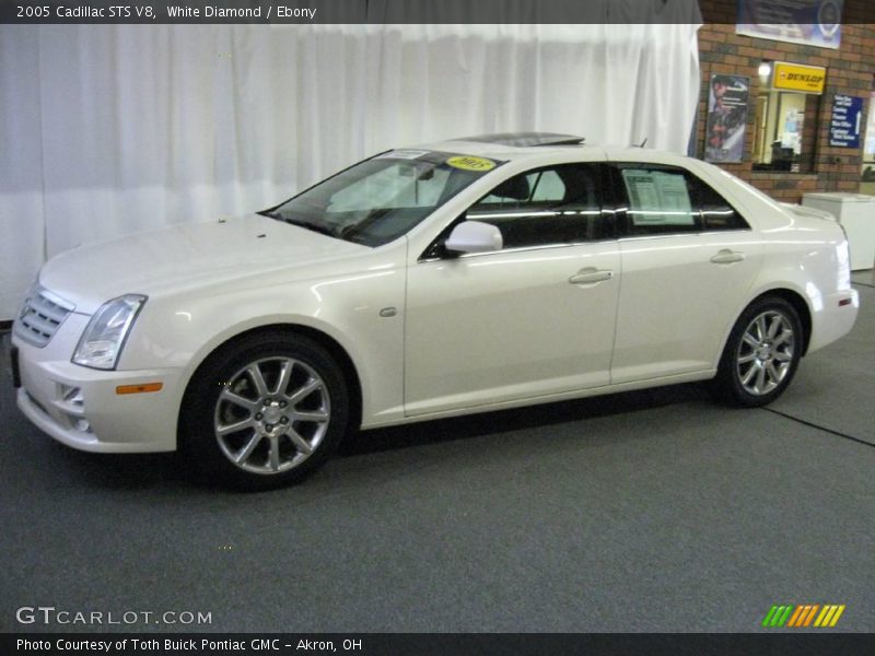 White Diamond / Ebony 2005 Cadillac STS V8