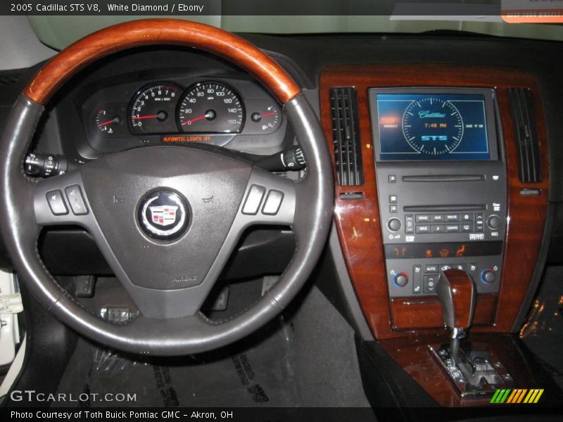 White Diamond / Ebony 2005 Cadillac STS V8