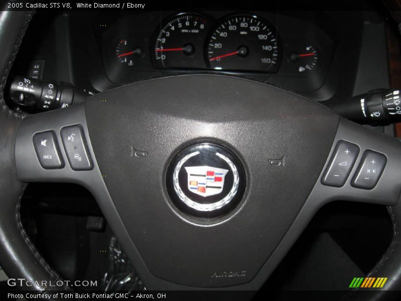 White Diamond / Ebony 2005 Cadillac STS V8