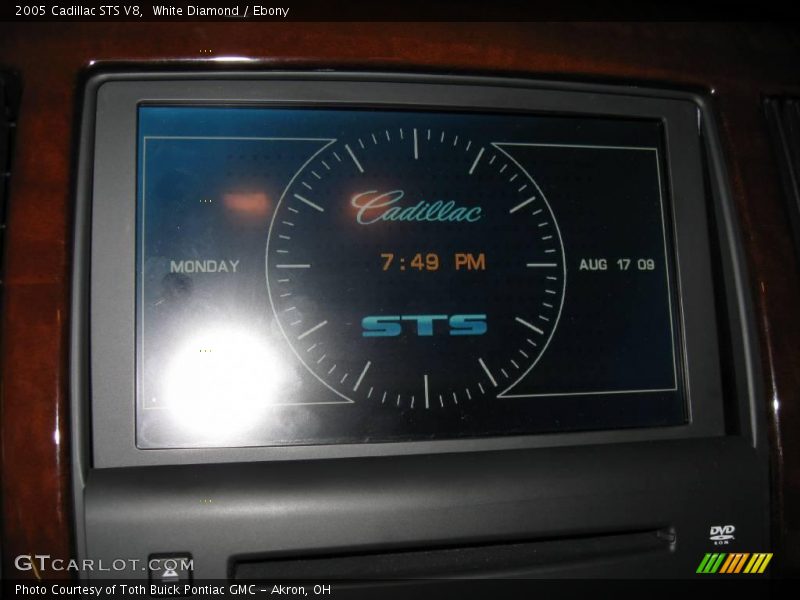 White Diamond / Ebony 2005 Cadillac STS V8