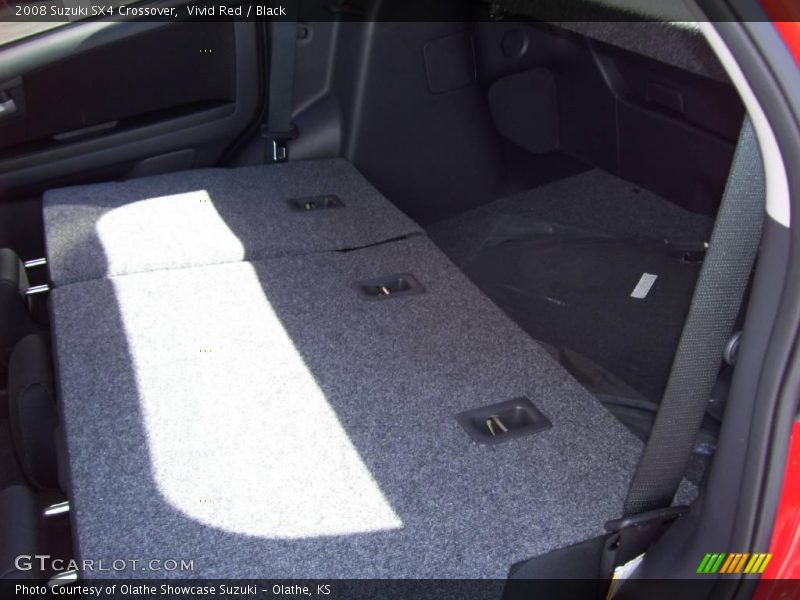 Vivid Red / Black 2008 Suzuki SX4 Crossover