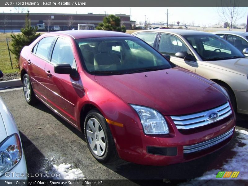 Redfire Metallic / Camel 2007 Ford Fusion S