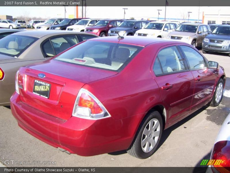 Redfire Metallic / Camel 2007 Ford Fusion S