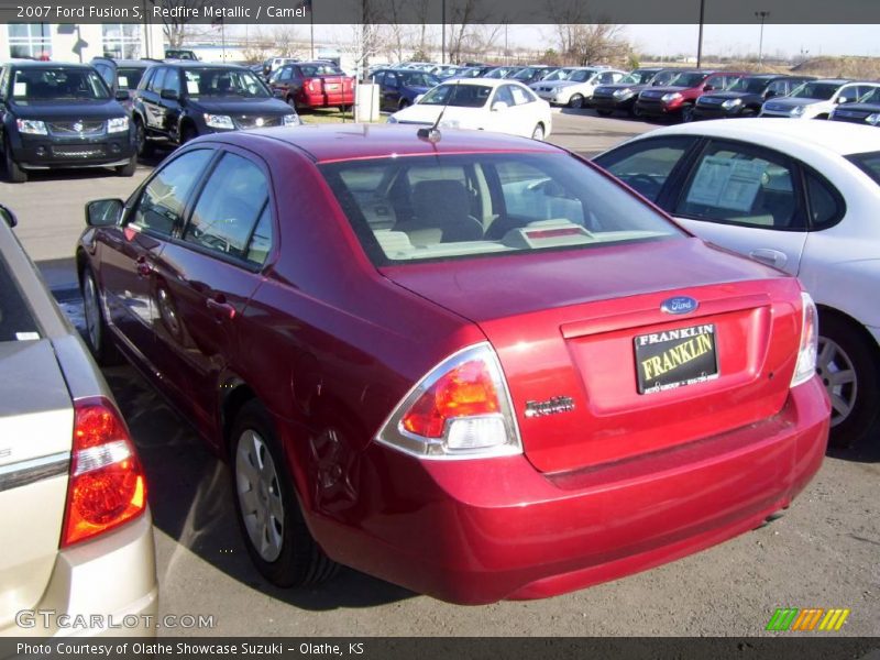 Redfire Metallic / Camel 2007 Ford Fusion S