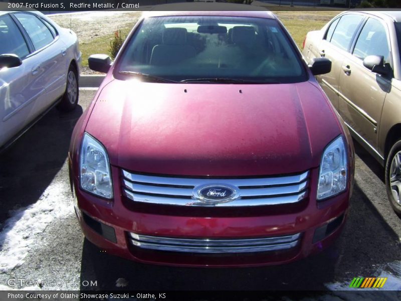 Redfire Metallic / Camel 2007 Ford Fusion S
