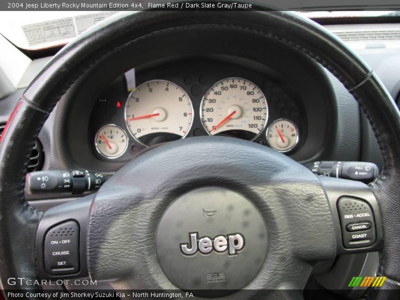 Flame Red / Dark Slate Gray/Taupe 2004 Jeep Liberty Rocky Mountain Edition 4x4