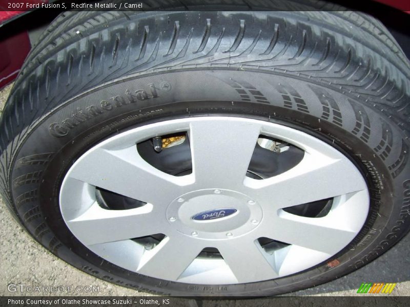Redfire Metallic / Camel 2007 Ford Fusion S