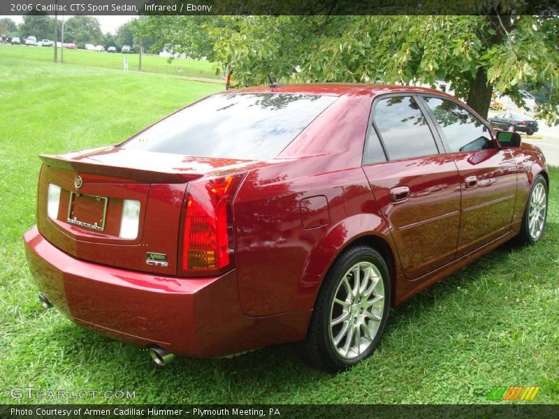 Infrared / Ebony 2006 Cadillac CTS Sport Sedan