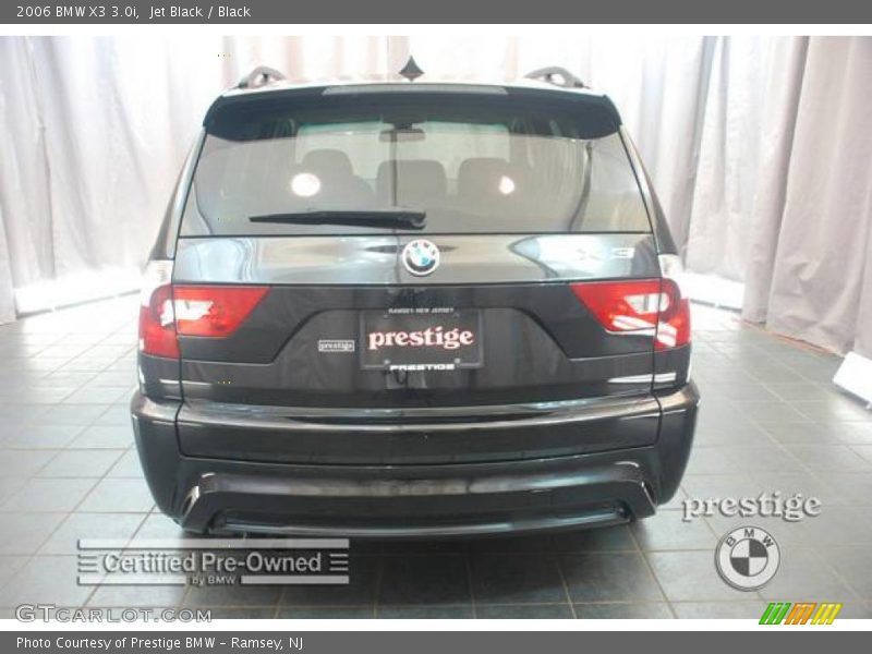 Jet Black / Black 2006 BMW X3 3.0i
