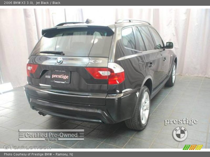 Jet Black / Black 2006 BMW X3 3.0i