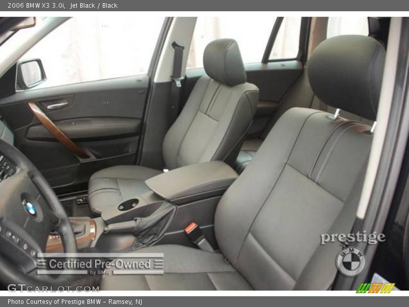 Jet Black / Black 2006 BMW X3 3.0i