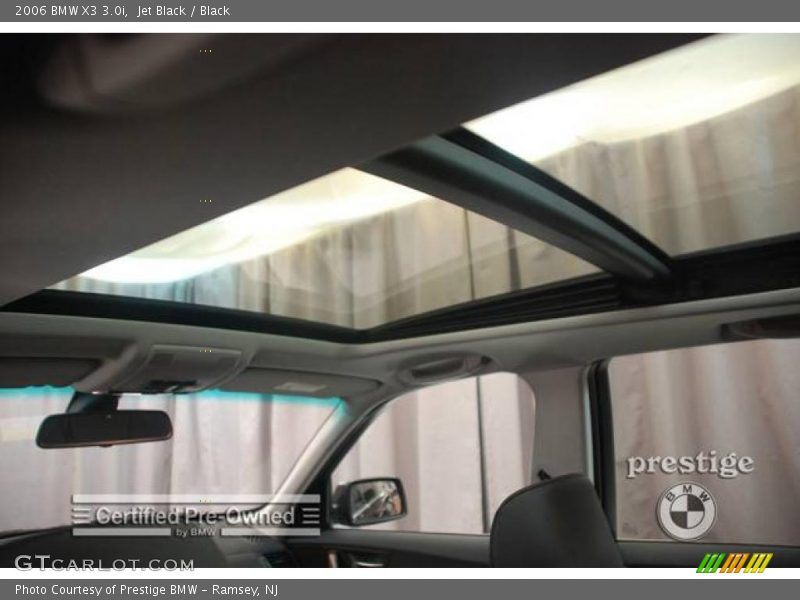 Jet Black / Black 2006 BMW X3 3.0i