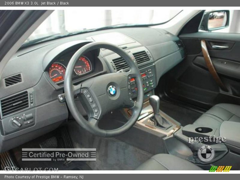 Jet Black / Black 2006 BMW X3 3.0i