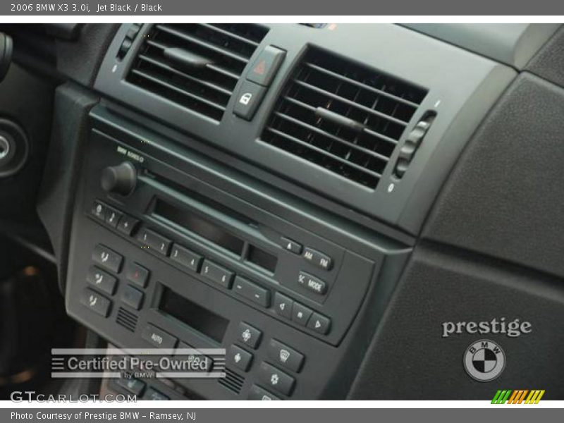 Jet Black / Black 2006 BMW X3 3.0i