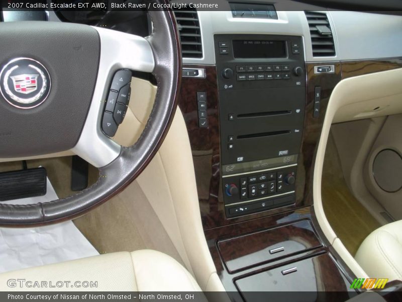 Black Raven / Cocoa/Light Cashmere 2007 Cadillac Escalade EXT AWD