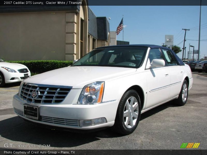 Glacier White / Titanium 2007 Cadillac DTS Luxury