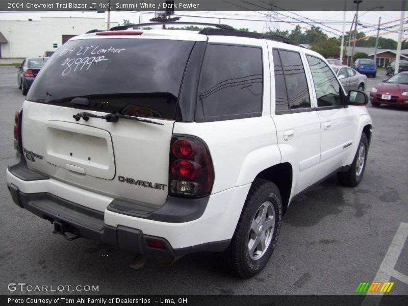 Summit White / Dark Pewter 2004 Chevrolet TrailBlazer LT 4x4