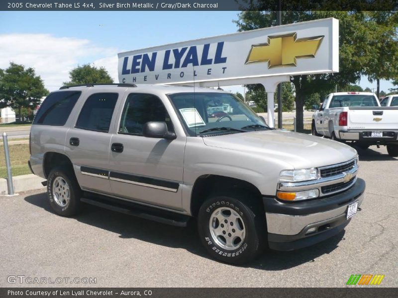 Silver Birch Metallic / Gray/Dark Charcoal 2005 Chevrolet Tahoe LS 4x4