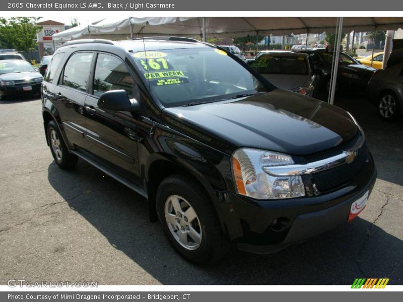 Black / Light Cashmere 2005 Chevrolet Equinox LS AWD