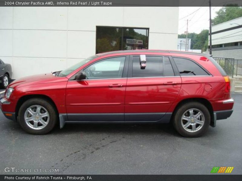 Inferno Red Pearl / Light Taupe 2004 Chrysler Pacifica AWD