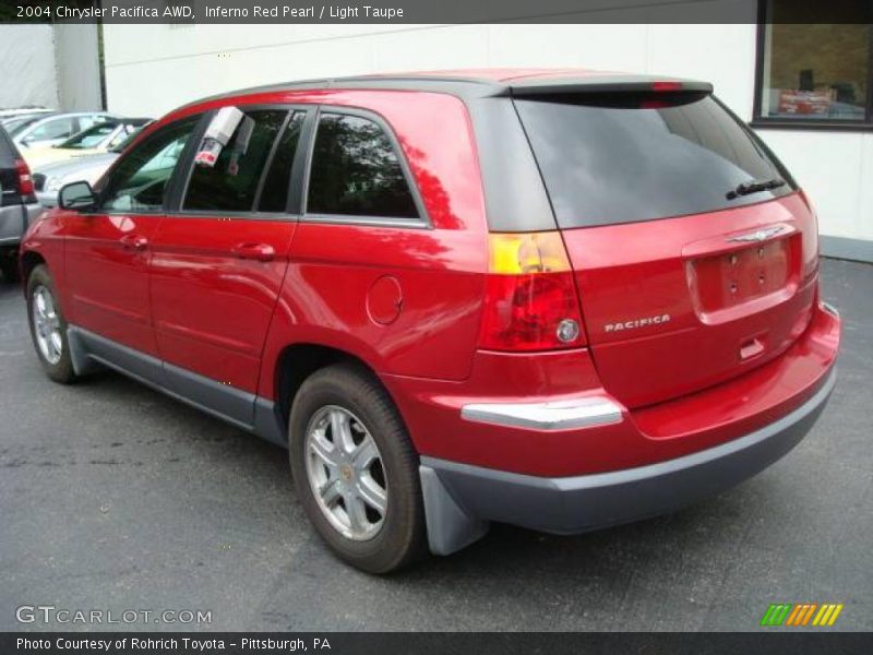 Inferno Red Pearl / Light Taupe 2004 Chrysler Pacifica AWD