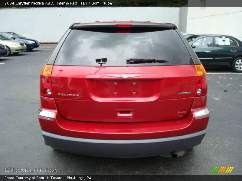 Inferno Red Pearl / Light Taupe 2004 Chrysler Pacifica AWD