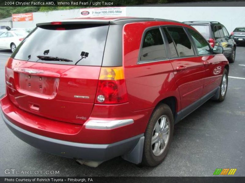 Inferno Red Pearl / Light Taupe 2004 Chrysler Pacifica AWD