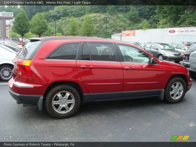 Inferno Red Pearl / Light Taupe 2004 Chrysler Pacifica AWD