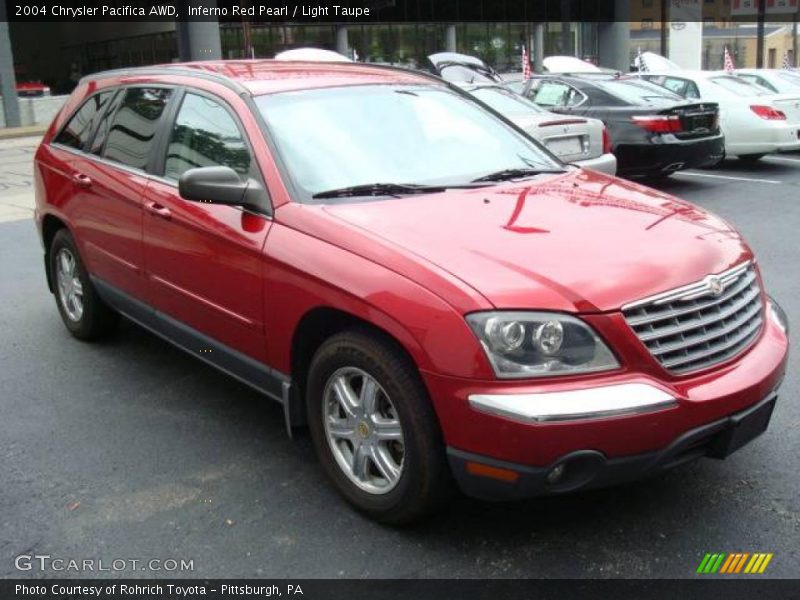 Inferno Red Pearl / Light Taupe 2004 Chrysler Pacifica AWD