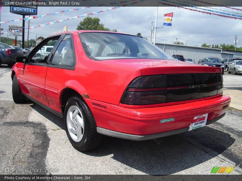 Bright Red / Gray 1996 Chevrolet Beretta