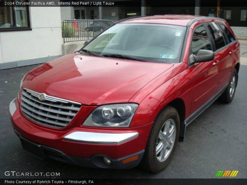 Inferno Red Pearl / Light Taupe 2004 Chrysler Pacifica AWD