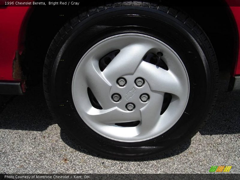 Bright Red / Gray 1996 Chevrolet Beretta