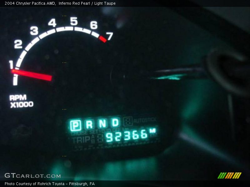 Inferno Red Pearl / Light Taupe 2004 Chrysler Pacifica AWD