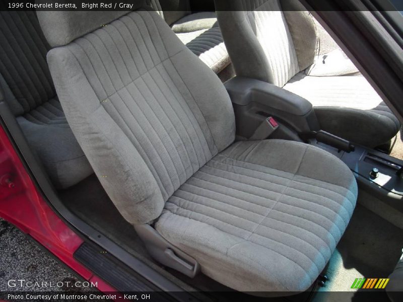 Bright Red / Gray 1996 Chevrolet Beretta