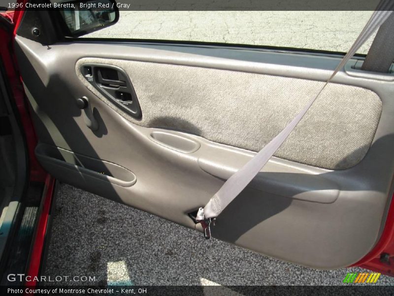 Bright Red / Gray 1996 Chevrolet Beretta