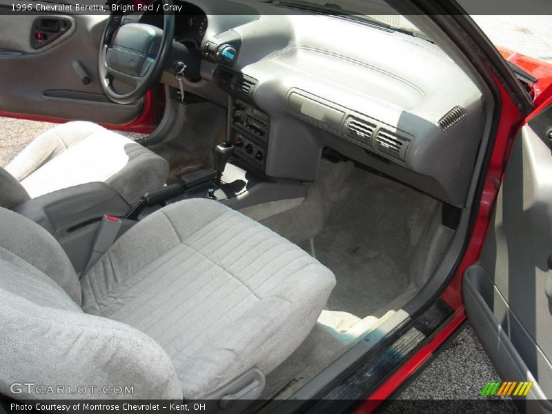 Bright Red / Gray 1996 Chevrolet Beretta