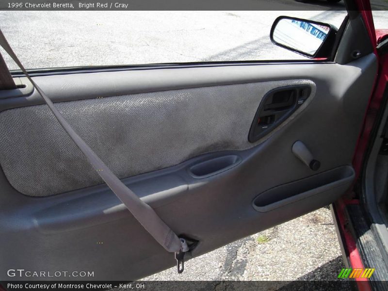 Bright Red / Gray 1996 Chevrolet Beretta
