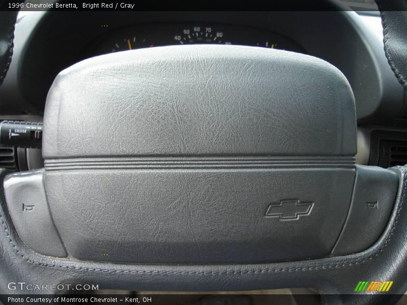Bright Red / Gray 1996 Chevrolet Beretta