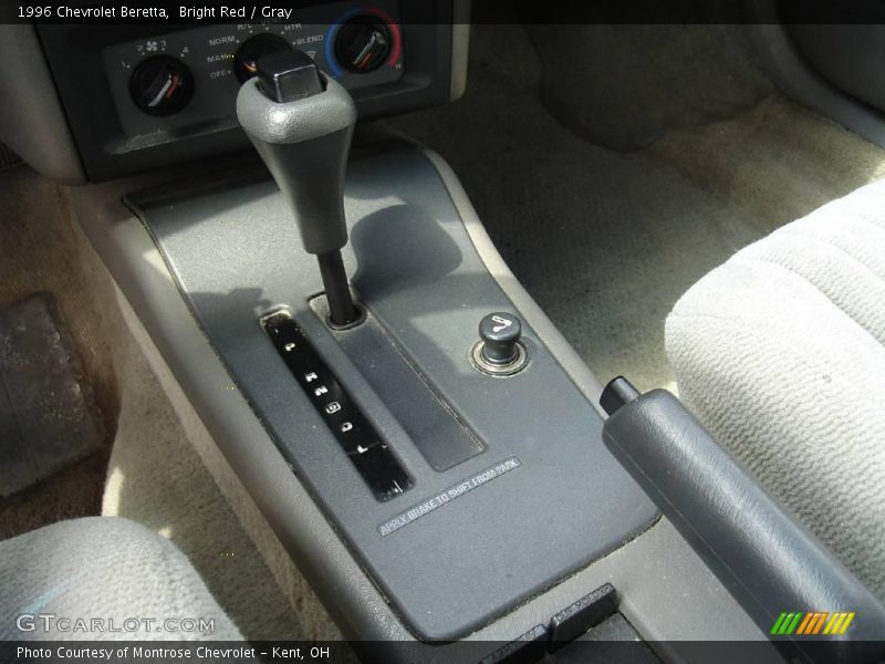 Bright Red / Gray 1996 Chevrolet Beretta