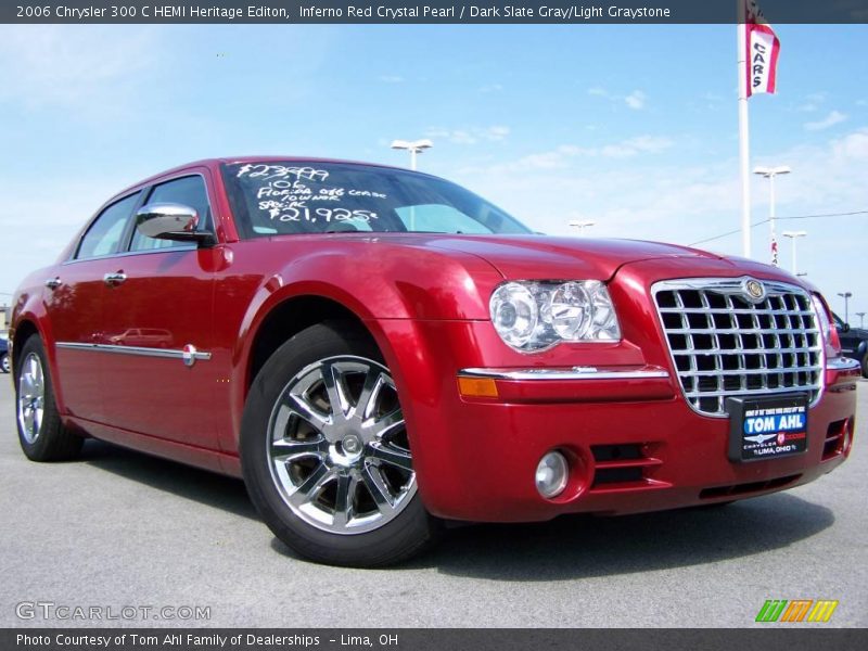 Inferno Red Crystal Pearl / Dark Slate Gray/Light Graystone 2006 Chrysler 300 C HEMI Heritage Editon
