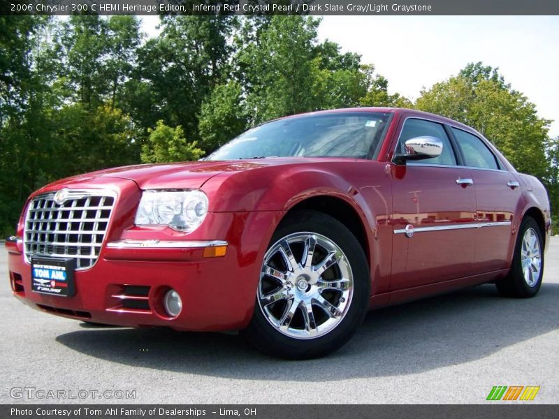Inferno Red Crystal Pearl / Dark Slate Gray/Light Graystone 2006 Chrysler 300 C HEMI Heritage Editon